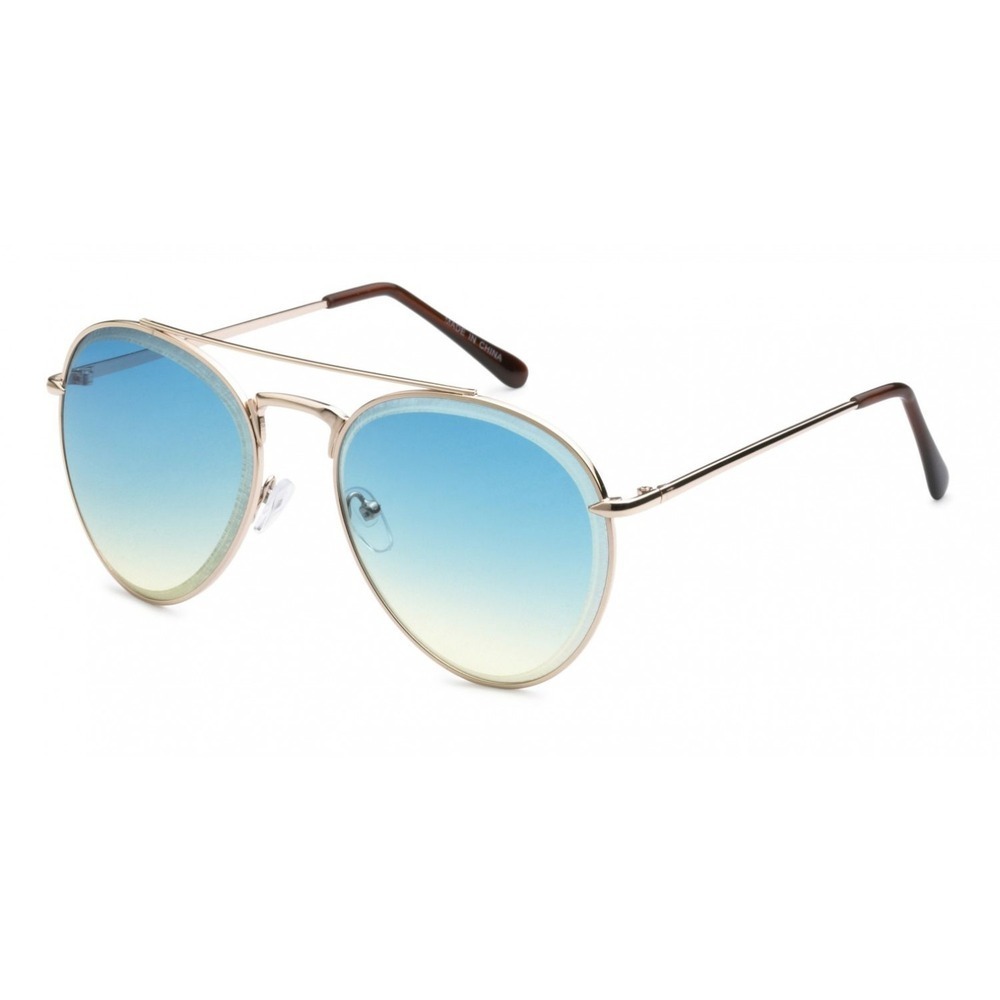 Sunglasses Fashion Oceanic Blue Lens Diamond Cut Beach Shades Luxury Gafas Nuevo